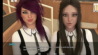 Three dimensional, visual novel, big ass