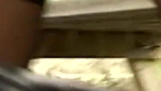 Outdoor sex with horny blonde