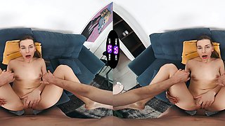 Arina Shy’s long hair makes her trimmed pussy look even sexier