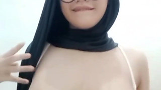 After School, I'm Horny and Squeeze My Big Natural Breasts