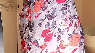 Indian Desi Wife of Cuckold Enjoying Husband's Friend's Dick Speaking Hindi and Moaning Hard