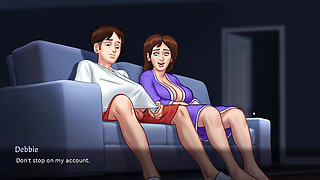 step sister and anon make hot seen in summertime saga part