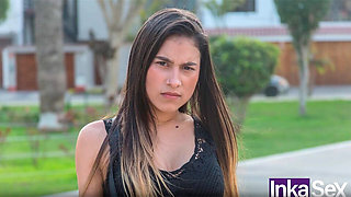 Petite college girl with pink pussy is approached by a fake Professor and detonates her ass.