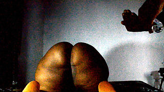 I Masturbate to the Big Ass of This BBW After Blowjob