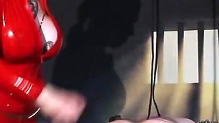 Miss Alessa Milano Red Latex, My Whipp & My Sissybitchs Eggs
