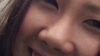 Amateur Asian teen lets us toy and fuck