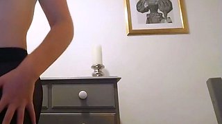 Blonde emo amateur solo masturbation