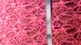 Peach Panties Cameltoe Under Sexy Lace Skirt