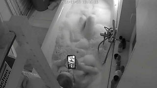 Hidden cam of wife in the bath