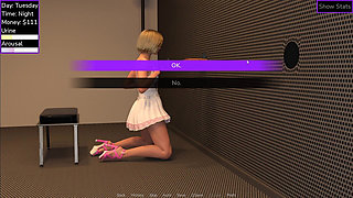 Rossie Doing Continuous Blowjob to Interracial Black & Whites Cock in Gloryhole