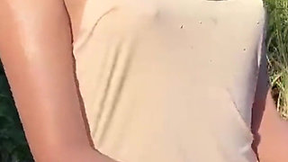 School Girl Masturbate with Stone in River Almost Caught - Lazy Na