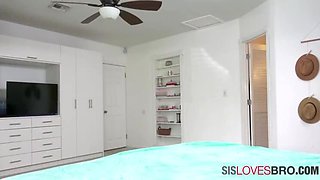 Step Sister Riley Jean Sneaks In And Fucks Step Brother Hard