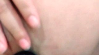 Close up masturbation with big cumshot
