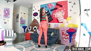 TRUE BUTT SEX First time butt fucking for busty tits Violet Starr