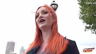 Redhead Ginger With Big Tits And Fire Bush Pick Up For Casting Fuck - Zara Durose