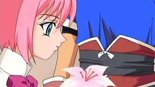 Horny anime slut fucking hard dick