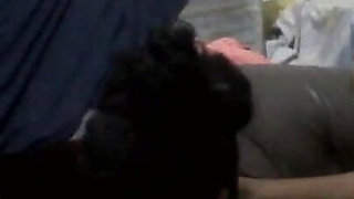 Seduced Lonely Aunt in Living Room