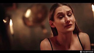 Gothic Lesbian Vampire Seduces Nerdy Girl in Haunted Mansion - Hypnotic Pussy Eating & Mind Control Sex