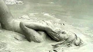 Busty amateur blonde banged in public outdoor