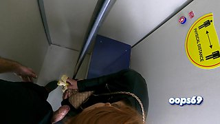 Dick Flashing and Blowjob in Subway