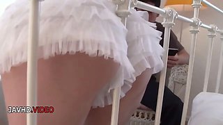 Hot Threesome Action: Yu Shinoda Takes Blowjob and Cumshots While Using Toys for Pleasure