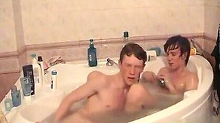 A103. Two Guys Have Fun In Bath Cute Porn Couple