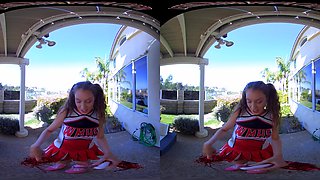 Elena Works Hard To Become The Head Cheerleader; Wild Teen Hardcore