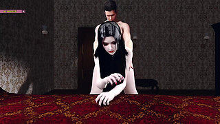 Beauty Racing Girl Get Doggy - 3D Animation