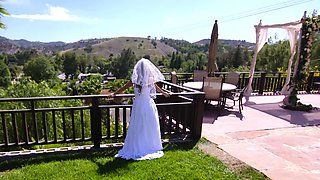 Jilted bride Vanna Bardot fucks the help