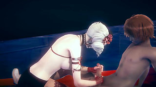 Hentai Sexy Girl Handjob and Fucked at Pool