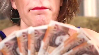 Financial Dominatrix Counting Cash