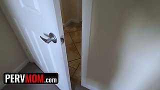 Pervmom - busty cougar step-mother Anissa Kate wears marvelous lingerie only for her sonny