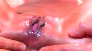 Deep Double Headed Dildo Fuck & Prolapse