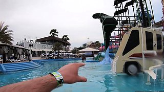 Waterpark fun and sex at home after with hot Thai girlfriend