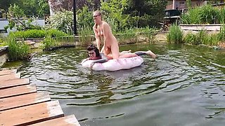 Hot German Threesome Outdoor Double Blowjob by TheaRemmel & GermanPussyLove