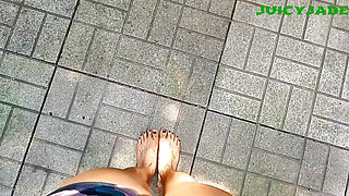 Bare Feet Walking Outdoors Vol 2