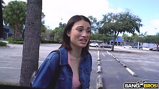 Liv Wild - Cum-Covered Face After Bus Sex for Job