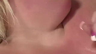 Big blonde woman enjoys being fucked by her lover's big wang