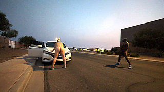 Thick BBW Wife Loves to Show off and Be Nude in Public!