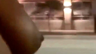 Walking Around Nude Fucking My Pussy with Vibrator in a Public Parking Lot