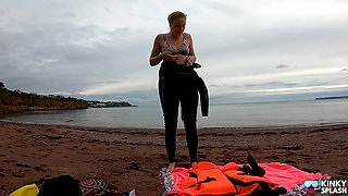 Strapped Tight & Floating Free - Sexy Wetsuit Life Jacket Test