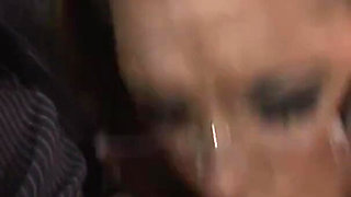Keisha Kane one glass too many and gives boss a blowjob