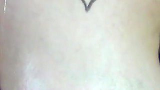 Busty slut rubs my dick with her oily tits
