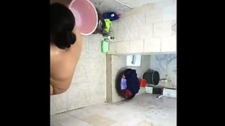 busty Indian aunt playing while nephew watches