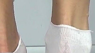 I Pee Doggy Style in White Socks