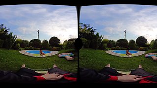 Watching Your Hot Neighbour At The Pool - AlecHardy