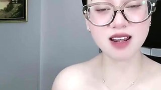 Woman With Wet Breasts Glasses