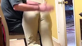 Erika Otk spanking in tight khakis