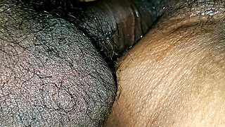 Real Indian Stepsister helps stepbrother cum quickly in her panties while parents wait outside