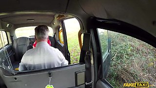 Festive Taxi Hump With Buxom Blond Babe